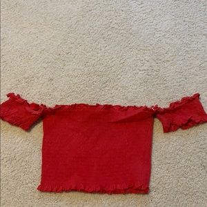 Off the shoulder top